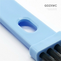 Cuillère doseuse brosse 2-en-1 pour protéines en poudre, bleue, 146 mm, capacité 2g/5ml, mini gadget de cuisine portable
