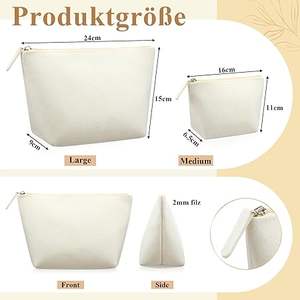 صيحات سفر فارغة للتآمر على حقيبة مستحضرات تجميل نسائية أفضل الهدايا لحفلات التخرج في عيد الأم - Product Image 2