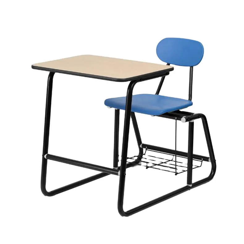 ZOIFUN מותאם אישית בכיתה ריהוט תלמיד משולבת שולחן עם קשיח פלסטיק מושב