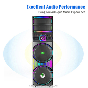 Enceinte Bluetooth portable DP-2130 GD-2130 <span class=keywords><strong>avec</strong></span> double haut-parleur <span class=keywords><strong>de</strong></span> 12 pouces, trolley, pour fêtes en extérieur, <span class=keywords><strong>avec</strong></span> écran LED - Product Image 2