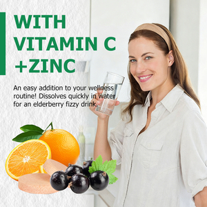 Advanced immune Effervescent Tables Dietary <b>Supplement</b> With Vitamin C and Zinc Aids in Overall Daily Health and Well Being - Product Image 5