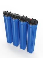 Sistema de Filtración de Agua Industrial de Polipropileno GAC de 2 Etapas, 2.5*20 Pulgadas, para Uso en Interiores y Exteriores, Venta al Por Mayor