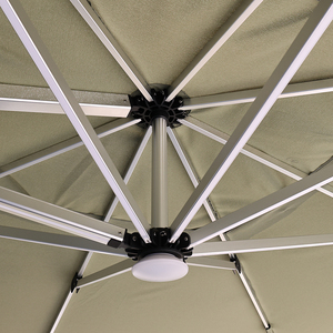Parasol Cantilever Commercial de Luxe Grand Format pour Jardin, Hôtel, Terrasse, Marché, Café, Piscine, avec Éclairage LED Personnalisé DC-UP - Product Image 2