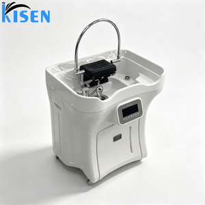 <span class=keywords><strong>Bac</strong></span> de lavage portable Kisen sans plomberie pour salon de coiffure, avec plateau de spa japonais pour la tête, 2 réservoirs pour utilisation avec chaise de salon - Product Image 5