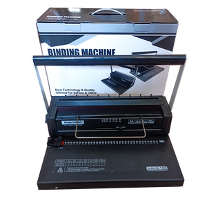 Machine à relier métallique à double bobine 8670, 34 trous, format A4, pour calendrier et perforation - Product Image 6