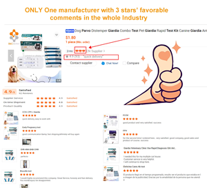 Mèo Immuno <span class=keywords><strong>deficiency</strong></span> virus kháng thể kiểm tra cho thú y mèo sử dụng - Product Image 5