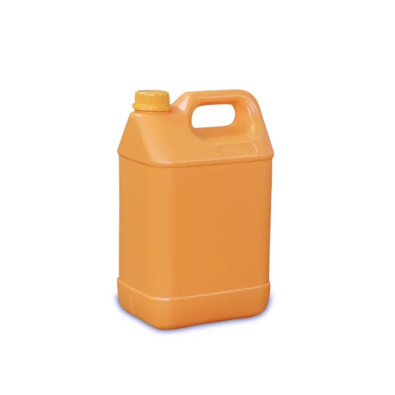 Bouteille d'eau pour savon liquide, emballage de 5 litres, récipients d'huile capillaires, savon, couleur bleu, Orange, vente en gros