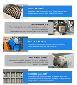 Strong Blade H19 Waste Ceramic Glass Shredder Prefabricated <strong>Board</strong> Bricks Waste Ceramic Jars Glass Windows Bottle Shredder - Product Image 3
