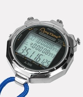 Stopwatch Timer Digital Stop Watch 200 Laps Memory Large Display Alarm Clock untuk Pelatih Olahraga Lari Maraton