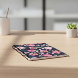 2026 Custom Spiral Planner Notebook A4/A5 Size Thick Wire-O Binding Printed Design Variety Leather PVC Fabric PP Gift - Product Image 3