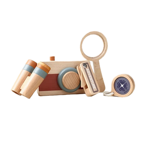 Kit de jeu d'aventure en bois Montessori pour les enfants de 2 à 4 ans - Jouets éducatifs d'extérieur pour les tout-petits, apprentissage précoce, ensemble de découverte de la <span class=keywords><strong>nature</strong></span> - Product Image 1