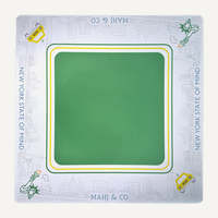 Fichas de Mahjong Acrílicas con Diseño de Paisajes Urbanos Personalizadas, para Juegos de Fin de Semana, Viajes, Recuerdo de Festival, Opción de Regalo