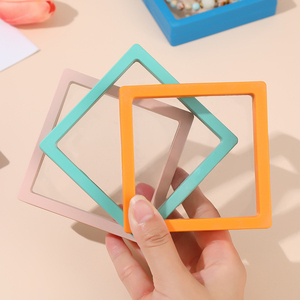 Boîte de présentation à cadre flottant en 3D avec logo personnalisé film PE Easy Snap conception étanche pour bijoux mallette de rangement en plastique - Product Image 2