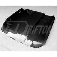 Capot en fibre de carbone de style suralimenté pour Ford Mustang Gen6 S550.2 2018-2023