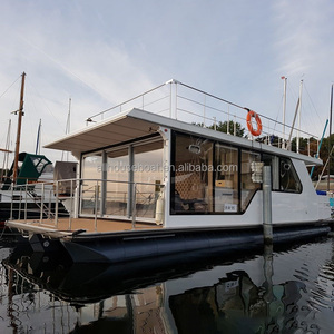 Maison flottante certifiée CE pour salon et cuisine, <span class=keywords><strong>bateau</strong></span> ponton à vendre - Product Image 3