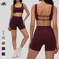 Ensemble de sport 2 pièces pour femme : soutien-gorge de sport et short taille haute – Vêtements de fitness en gros