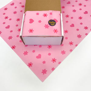 Sabun giysi doku kağıt seidenpackaging ambalaj için özel baskılı çiçek ince ambalaj kağıdı - Product Image 5