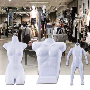 Maniquí de medio cuerpo para exhibición de ropa - Product Image 1
