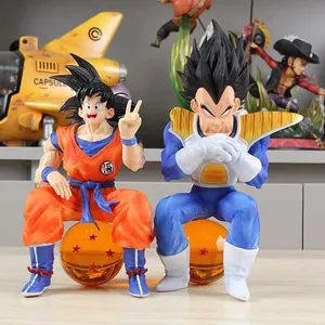 Figurine d'action Dragon Collection en position assise, jouet cadeau, figurine d'anime de 14 cm, Goku Vegeta, modèle de statue en PVC, poupée <span class=keywords><strong>DBZ</strong></span> - Product Image 1