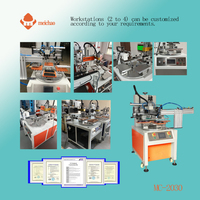 Impresora Rotativa Automática Meichao de Tamaño Mediano con 4 Estaciones, Nueva Condición, Tipo Carrusel, Semiautomática, 2000/hora, para Etiquetas, Telas y Tubos