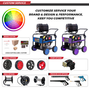 Kuhong Haute Qualité & Meilleur <span class=keywords><strong>Prix</strong></span> 2200psi Amjet 12.5hp 2200psi 150bar Nettoyeur de Canalisations à Jet d'Eau 1-cylindre diesel - Product Image 6