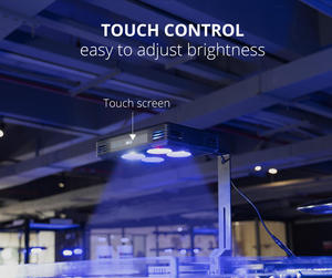 Gako A075 75W Led Zoutwater <span class=keywords><strong>Aquarium</strong></span> Verlichting, Zonsondergang Aluminium Touch Control Marine Verlichting Voor Koraalrif <span class=keywords><strong>Aquarium</strong></span> - Product Image 5