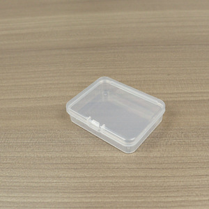 Rectangular Transparent Plastic Storage Box 6x4.6x1.5cm Covered Jewelry And Ornament Container For DIY Nail Art Packaging - Product Image 4