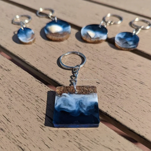 Modern Resin Premium Quality Fashion Keychain Stylish Handmade Lightweight Waterproof Zinc Alloy Offset Printing <b>Bag</b> <b>Charm</b> - Product Image 1