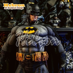 Escultura de Fibra de Vidrio de Cuerpo Completo de Batman, Iron Man y Spider-Man de <span class=keywords><strong>Marvel</strong></span>, Hecha a Mano, Adorno de Piso para Decoración de Redes Sociales - Product Image 2