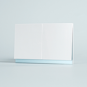 115-250V South American Standard 10A Rating 2 Gang Switch with <strong>PC</strong> Glass Panel White Gray Blue Colors for Modern Type - Product Image 1