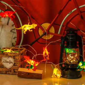 Guirlandes lumineuses LED de dessin animé 3D Dinosaure Leds Guirlandes lumineuses pour décoration de <span class=keywords><strong>chambre</strong></span> d'<span class=keywords><strong>enfant</strong></span> Guirlandes d'animaux vives - Product Image 3