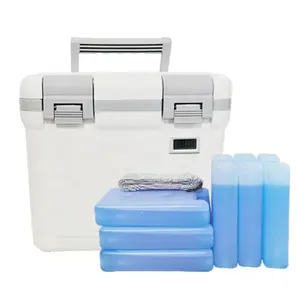 6L y tế hộp mát y học chuỗi lạnh hộp lưu trữ với túi nước đá