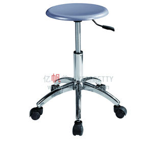 Silla de Taburete de estudiante de acero inoxidable de alta calidad de estilo moderno con ruedas para uso en clase escolar y de laboratorio - Product Image 5