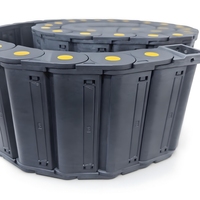 Yodel 45*100mm Kabelhalterung Kabelkette Schlauchführung Kabelrinne Kabelschienen Nylon-Kabelkette für CNC-Steinbearbeitungsmaschinen