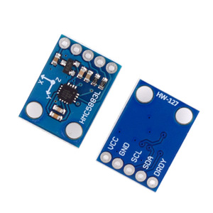 Módulo Hongwei Micro GY-273 QMC5883, Sensor de Campo Magnético de Tres Ejes, Brújula Electrónica HW-127A - Product Image 1