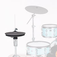 Cymbale électronique Hi-Hat triple zone de 12 pouces avec déclencheur de bord de cloche pour batterie hybride et performance professionnelle