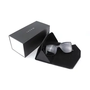 2021新款方形太阳眼镜盒软皮太阳玻璃盒包装