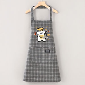 Grembiule da lavoro personalizzato con logo, in cotone, per cucina e casa, nuovo modello 2026, abbigliamento da lavoro giovanile, <span class=keywords><strong>vestiti</strong></span> Zhuo da donna per cucinare e mangiare. - Product Image 6