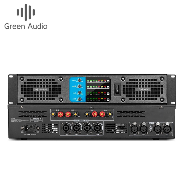 GAP-604 600W*4 Channel High-Power Amplifier  Stereo Sound System Class DJ Audio for Performance