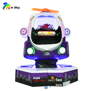 Manège intérieur à monnayeur pour enfants, modèle Air <span class=keywords><strong>Taxi</strong></span>, en fibre de verre, avec jeu vidéo hélicoptère, pour centre de divertissement familial - Product Image 2
