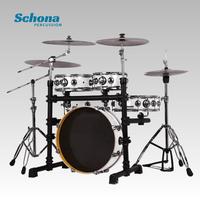 Portable Silent Double Side Drum, Adult Kids Beginner Jazz Drum, Professional Practice Percussion Drum for Learning Training