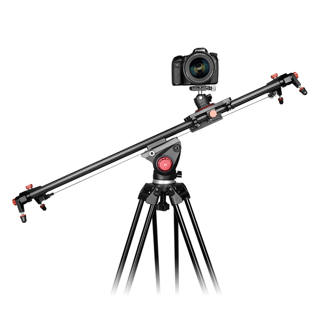 JingYing Carbon Fiber Professional 80cm 100cm 2.4G Wireless Control Video Camera Motorized Slider for Camera