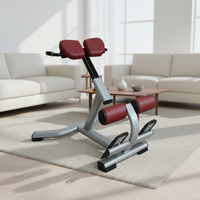 ASM-L1038 Chaise romaine professionnelle pour extensions dorsales, banc d'exercice à hyper-extension à 45 degrés