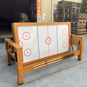 <span class=keywords><strong>Tavolo</strong></span> da Gioco Multifunzione 2-in-1 Rotante in Legno con <span class=keywords><strong>Tavolo</strong></span> da <span class=keywords><strong>Biliardo</strong></span> <span class=keywords><strong>e</strong></span> <span class=keywords><strong>Tavolo</strong></span> da Hockey su Aria con Accessori Gratuiti - Product Image 4