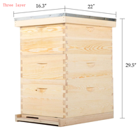 SP Langstroth Bienenstock-Set 10/8 Rahmen Holz-Bienenstock Starter-Kit Komplette Bienenstöcke Imkerei-Ausrüstung für Bienenzucht