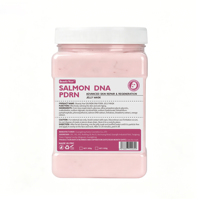 Masque en gelée de DNA de saumon PDRN, réparation anti-âge, hydratant, masque facial en caoutchouc cristallin pour salon de beauté SPA