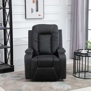 Ortak deri sandalye koltuk bardak tutucu ile en kaliteli ucuz Recliner sandalyeler popüler uzanmış sandalye