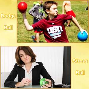 Balle anti-stress rayée en mousse PU écologique personnalisée avec logo sur mesure, jouet amusant et doux pour la main, idéal pour cadeau promotionnel - Product Image 6