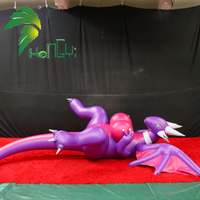 Nouveau jouet gonflable en peluche dragon violet Hongyi 2026 personnalisé