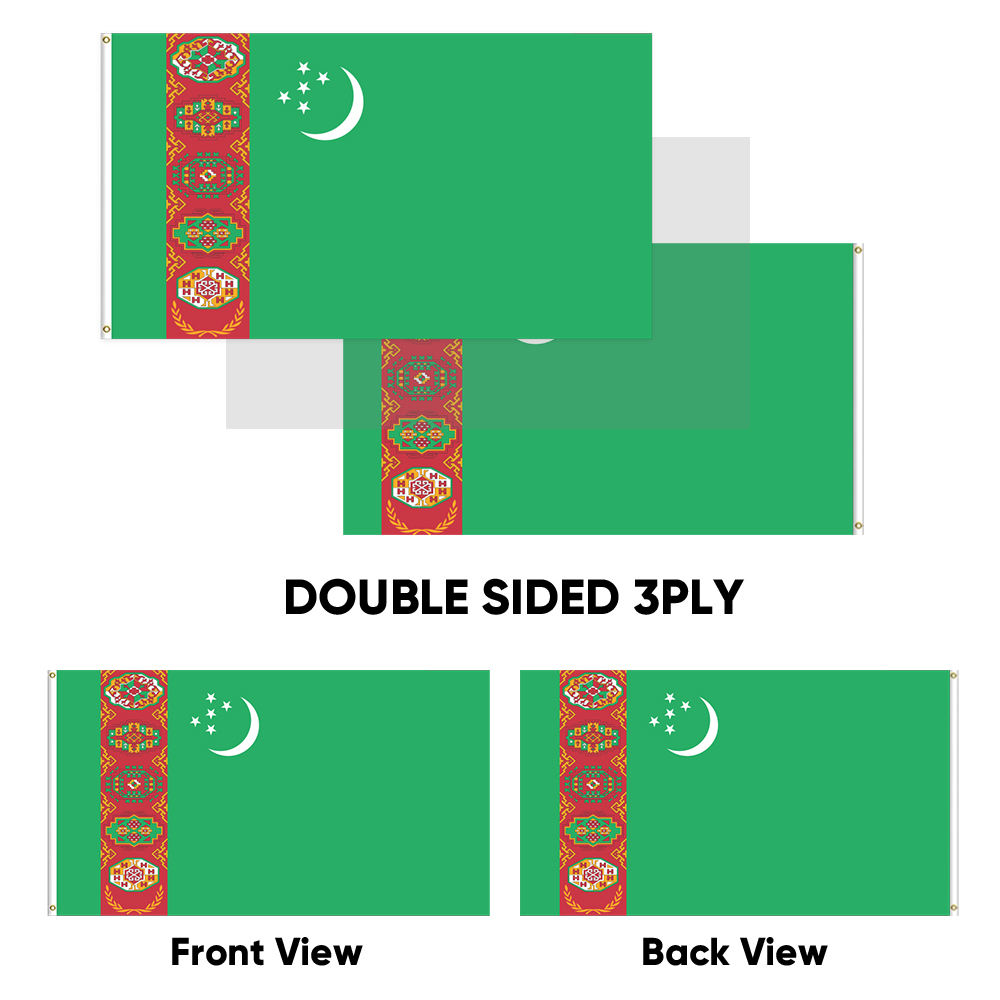 Bandera de Turkmenistán